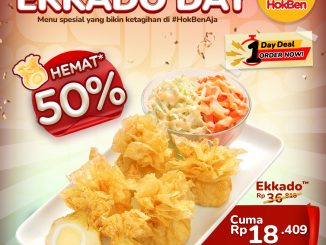 Promo HokBen Ekkado Day hemat 50% harga Rp18.409