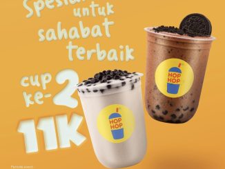 Promo HopHop Harpelnas beli minuman cuma Rp11.000 berlaku 4-7 Sept, 5-7 Okt, 6-8 Nov 2025 di seluruh outlet cashless only