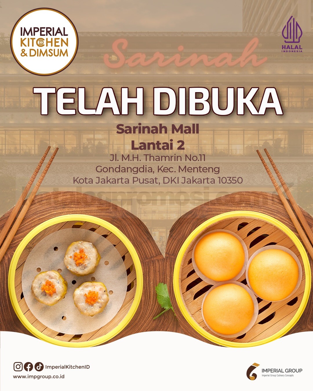 Promo Imperial Kitchen & Dimsum Sarinah Mall Menu Pilihan Rp. 18.888 Promo Imperial Kitchen & Dimsum Sarinah Mall Menu Pilihan Rp. 18.888 1