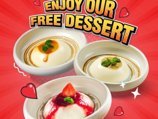 Promo Katsukita Katsu in Love Gratis Dessert dengan voucher pudding gratis via Arka Rewards