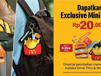 Promo MCDONALDS Tebus Murah Exclusive Mini Pouch Rp. 20ribu untuk pembelian menu apa saja.