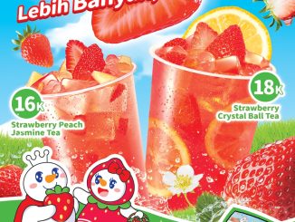 Promo Mixue Strawberry Ceria Beli 2 Hemat Rp4.000 + Stiker Lucu 1
