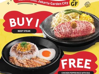 Promo Pepper Lunch opening AEON Mall JGC Buy 1 Get 1 periode 15–21 Agustus 2025