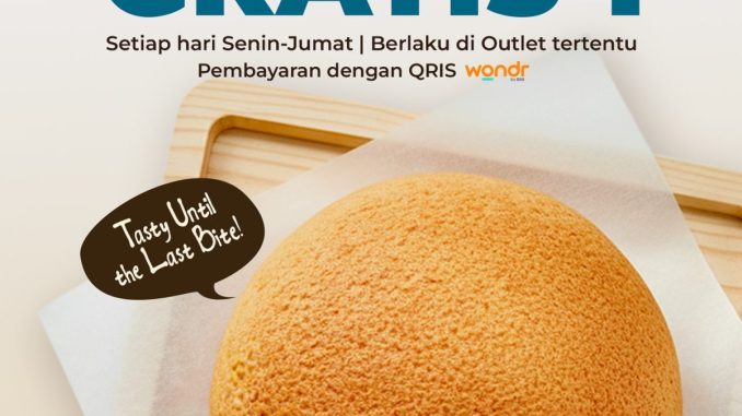 Promo Roti’O Beli 1 Gratis 1 pakai QRIS Wondr by BNI berlaku 1–12 Desember 2025 di 113 outlet