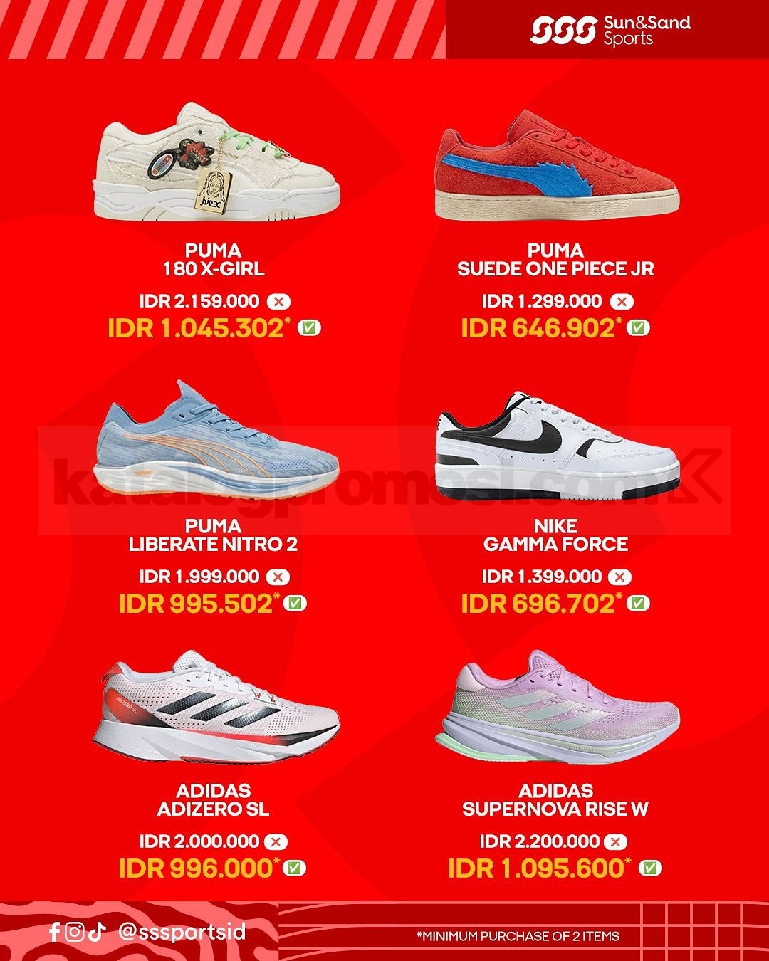 Promo Sun & Sand Sports Merdeka Diskon Hingga 40% + 17% Promo Sun & Sand Sports Merdeka Diskon Hingga 40% + 17% 3