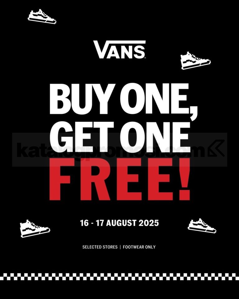 Promo Vans Merdeka Buy 1 Get 1 Free