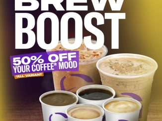 Promo Taco Bell Senopati Diskon 50% untuk Semua Varian Coffee