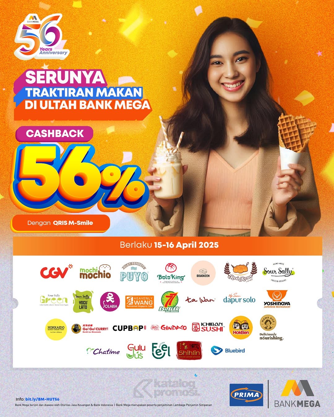 Kejutan Seru Promo Ultah Bank Mega Hemat hingga 56%