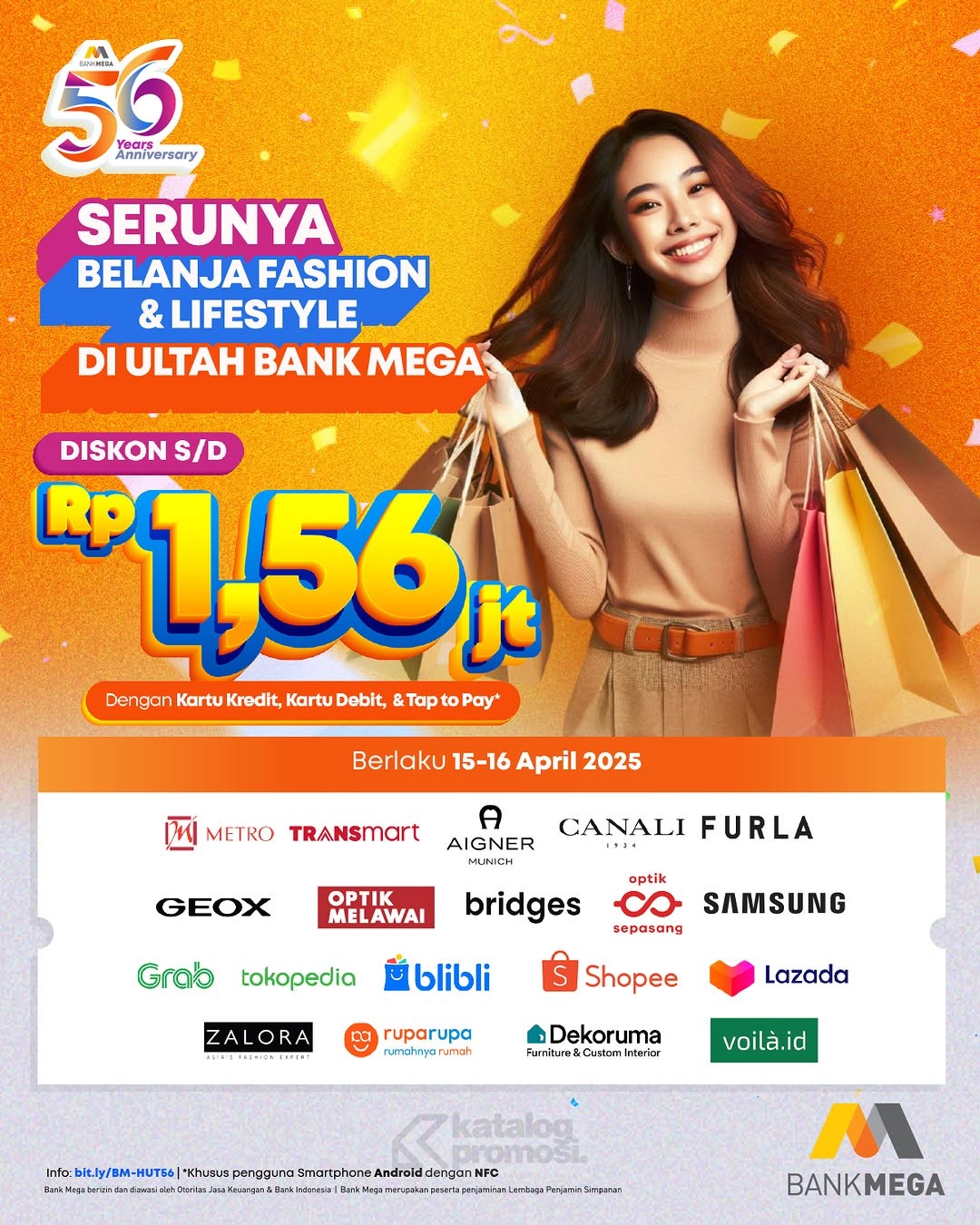 Kejutan Seru Promo Ultah Bank Mega Hemat hingga 56%