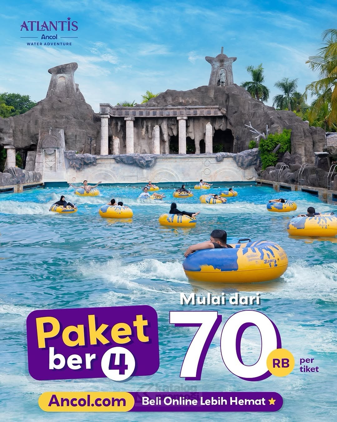 Promo Atlantis Ancol Paket Ber-4 Mulai dari 70K