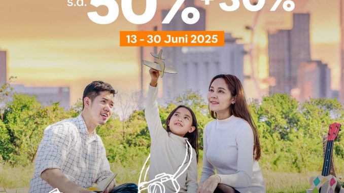 Promo Traveloka - Libur Telah Tiba Diskon hingga 50% + 30%