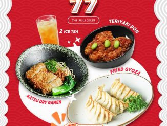 Promo 7.7 AMCO Sushi Paket 3 Menu + 2 Beverages cuma 77K*