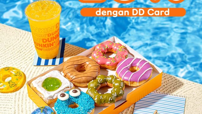 Promo Dunkin Donuts Diskon 20% dengan menggunakan DD Card