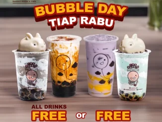Promo Fat Bubble Day Gratis Upsize & Jiggly Pudding 1