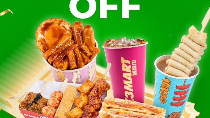 Promo K3MART GRABFOOD DISKON 70%