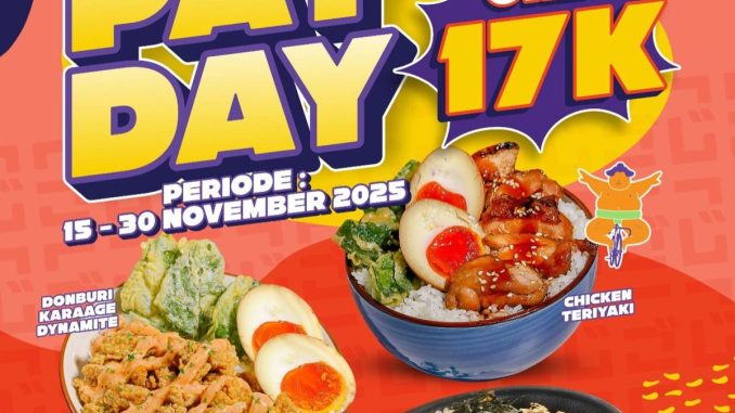 Promo Jigo Ramen PAYDAY Menu Pilihan Cuma 17K*