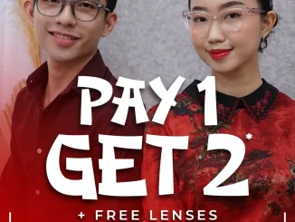 Promo IEYE Imlek Pay 1 Get 2 kacamata dengan konsep double style