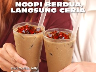 Promo BAKMI GM Iced Coffee Jelly Rp. 25.455 minuman kopi dingin dengan jelly
