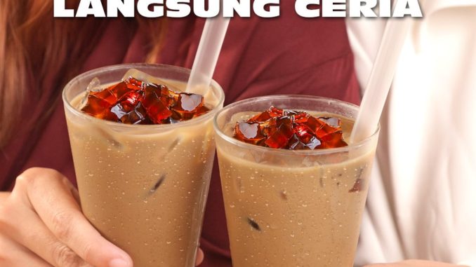 Promo BAKMI GM Iced Coffee Jelly Rp. 25.455 minuman kopi dingin dengan jelly