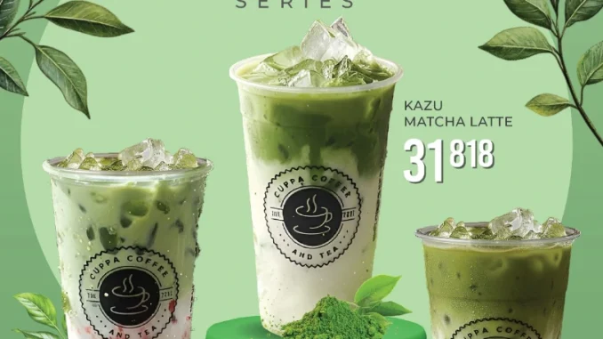 Promo Cuppa Coffee Matcha Series mulai Rp. 31.818 dengan 3 varian rasa unik