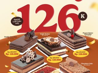 Promo Dapur Cokelat Depok Anniversary Loaf Cake Rp. 126.000 periode 7–9 Maret 2026