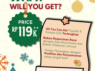 Promo Dookki All You Can Eat Topokki & Korean Dish Rp. 119.000++ dengan saus khas Korea dan menu lengkap AYCE
