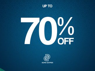 Promo Dope & Dapper Ramadan Blessing Sale diskon hingga 70% untuk koleksi fashion pilihan.