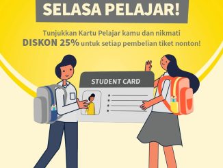 Promo FLIX Cinema Selasa Pelajar Diskon 25% tiket nonton dengan kartu pelajar