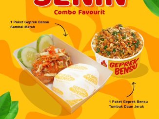 Promo Geprek Bensu Senin Combo Favourit mulai Rp.40.000