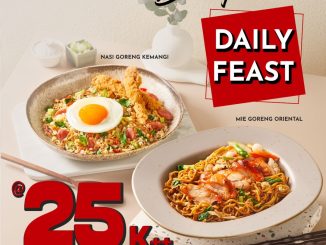 Promo Imperial Tables Tempting Sensation Rp. 25.000 di Revo Mall Bekasi untuk menu Nasi Goreng Kemangi dan Mie Goreng Oriental.