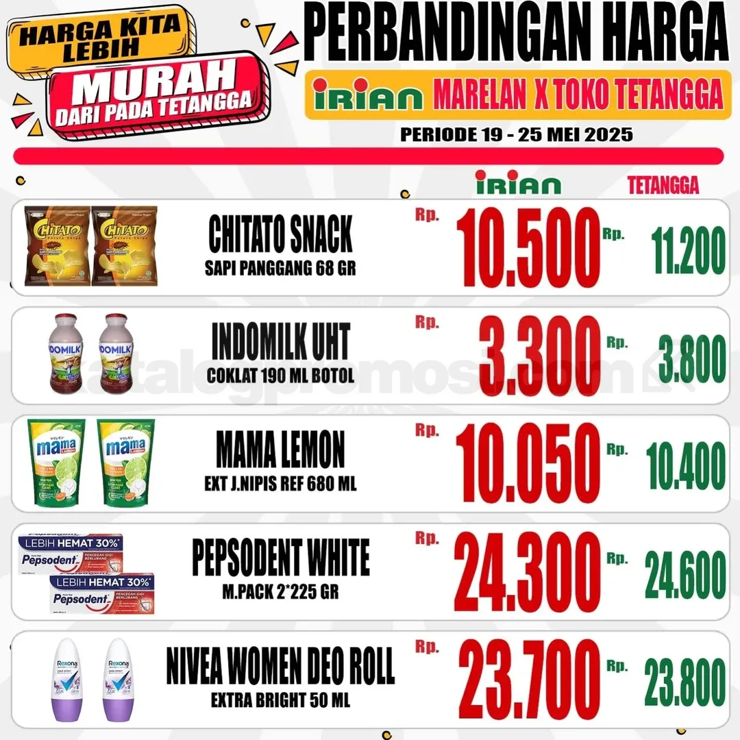 Irian Supermarket & Dept. Store Promo Hot Sale Mingguan 19-25 MEI 2025 Irian Supermarket & Dept. Store Promo Hot Sale Mingguan 19-25 MEI 2025 6