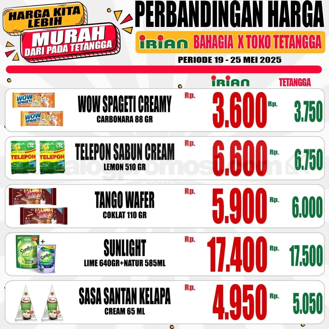 Irian Supermarket & Dept. Store Promo Hot Sale Mingguan 19-25 MEI 2025 Irian Supermarket & Dept. Store Promo Hot Sale Mingguan 19-25 MEI 2025 8