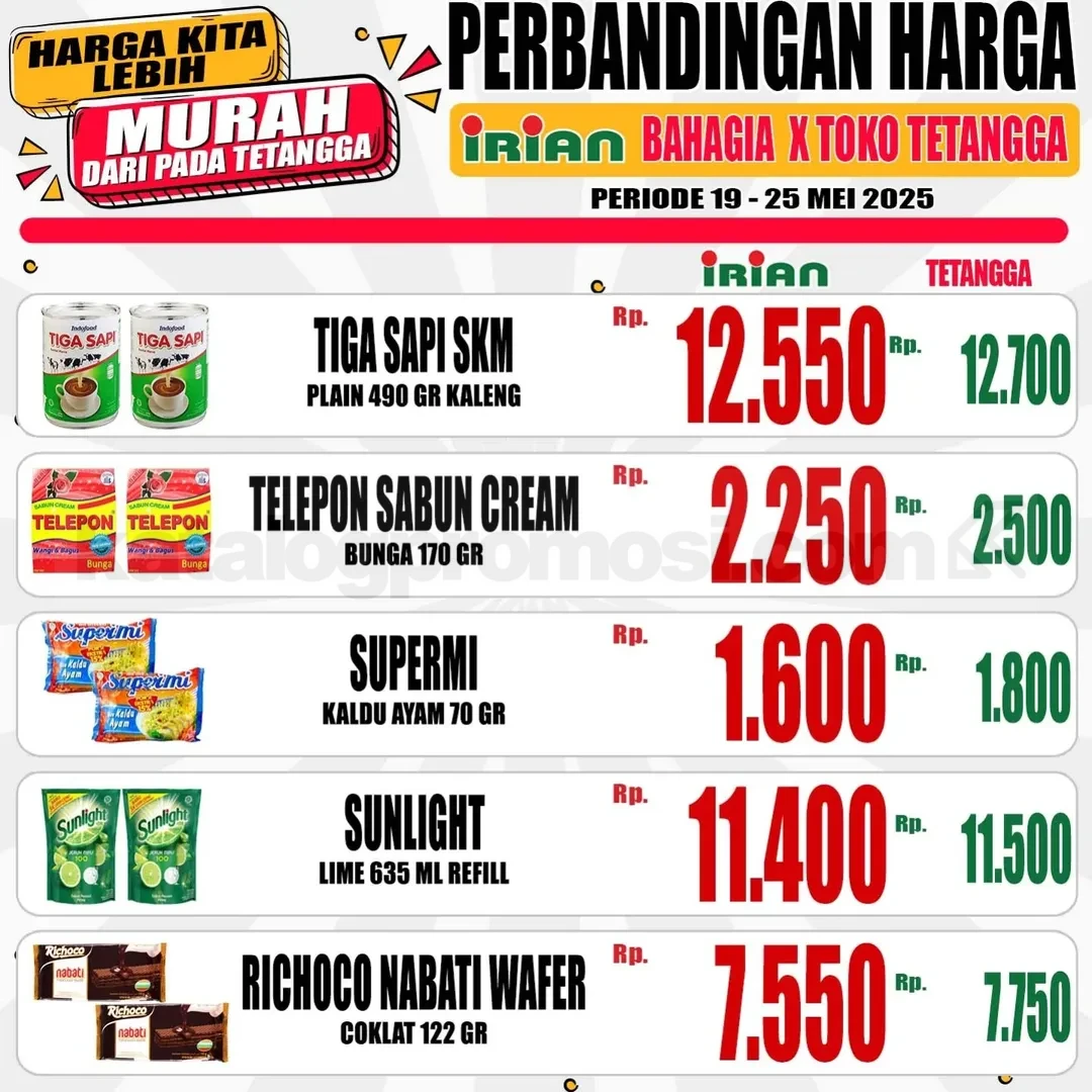 Irian Supermarket & Dept. Store Promo Hot Sale Mingguan 19-25 MEI 2025 Irian Supermarket & Dept. Store Promo Hot Sale Mingguan 19-25 MEI 2025 9