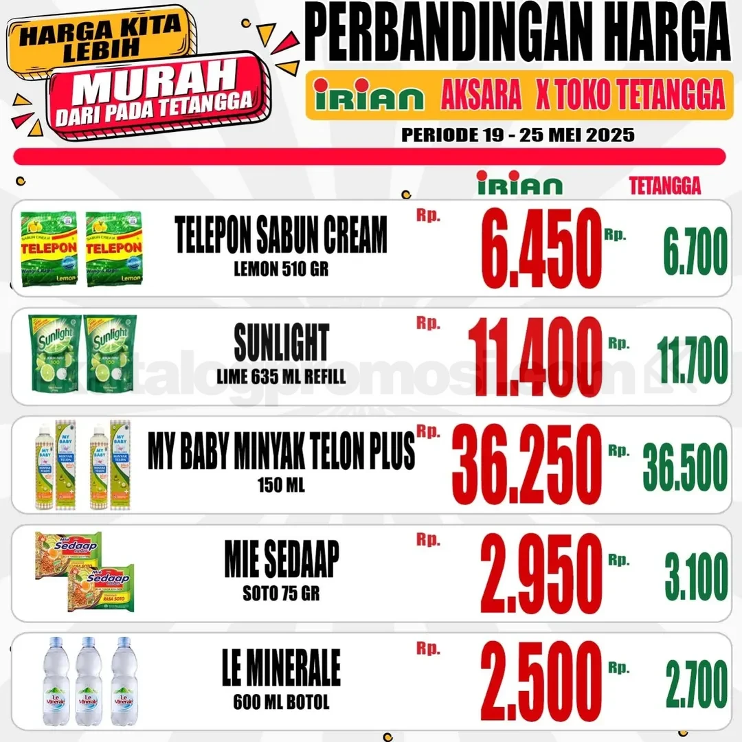 Irian Supermarket & Dept. Store Promo Hot Sale Mingguan 19-25 MEI 2025 Irian Supermarket & Dept. Store Promo Hot Sale Mingguan 19-25 MEI 2025 11