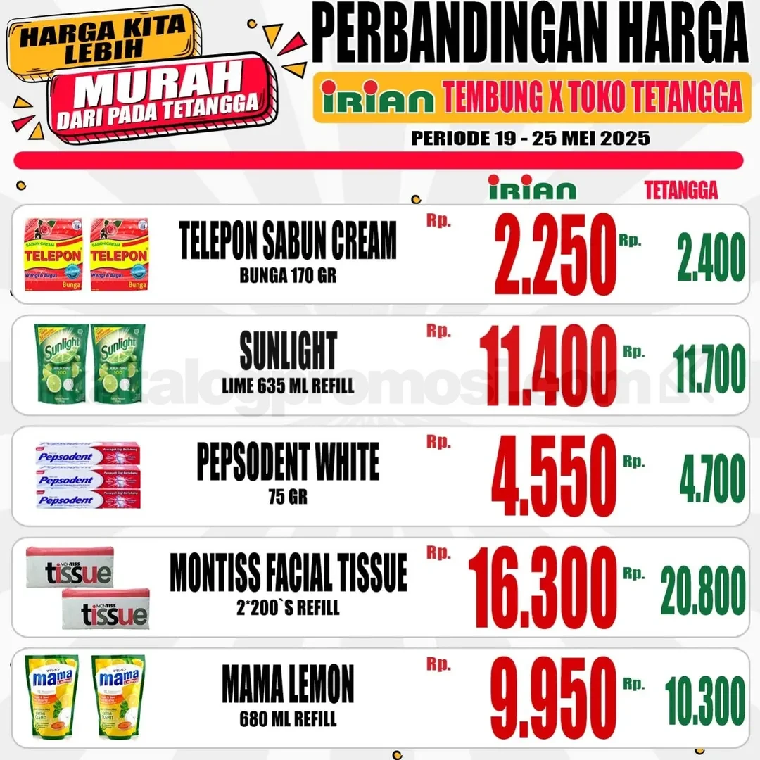 Irian Supermarket & Dept. Store Promo Hot Sale Mingguan 19-25 MEI 2025 Irian Supermarket & Dept. Store Promo Hot Sale Mingguan 19-25 MEI 2025 12