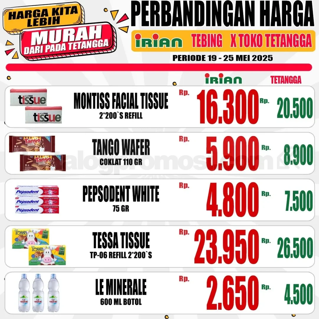 Irian Supermarket & Dept. Store Promo Hot Sale Mingguan 19-25 MEI 2025 Irian Supermarket & Dept. Store Promo Hot Sale Mingguan 19-25 MEI 2025 17