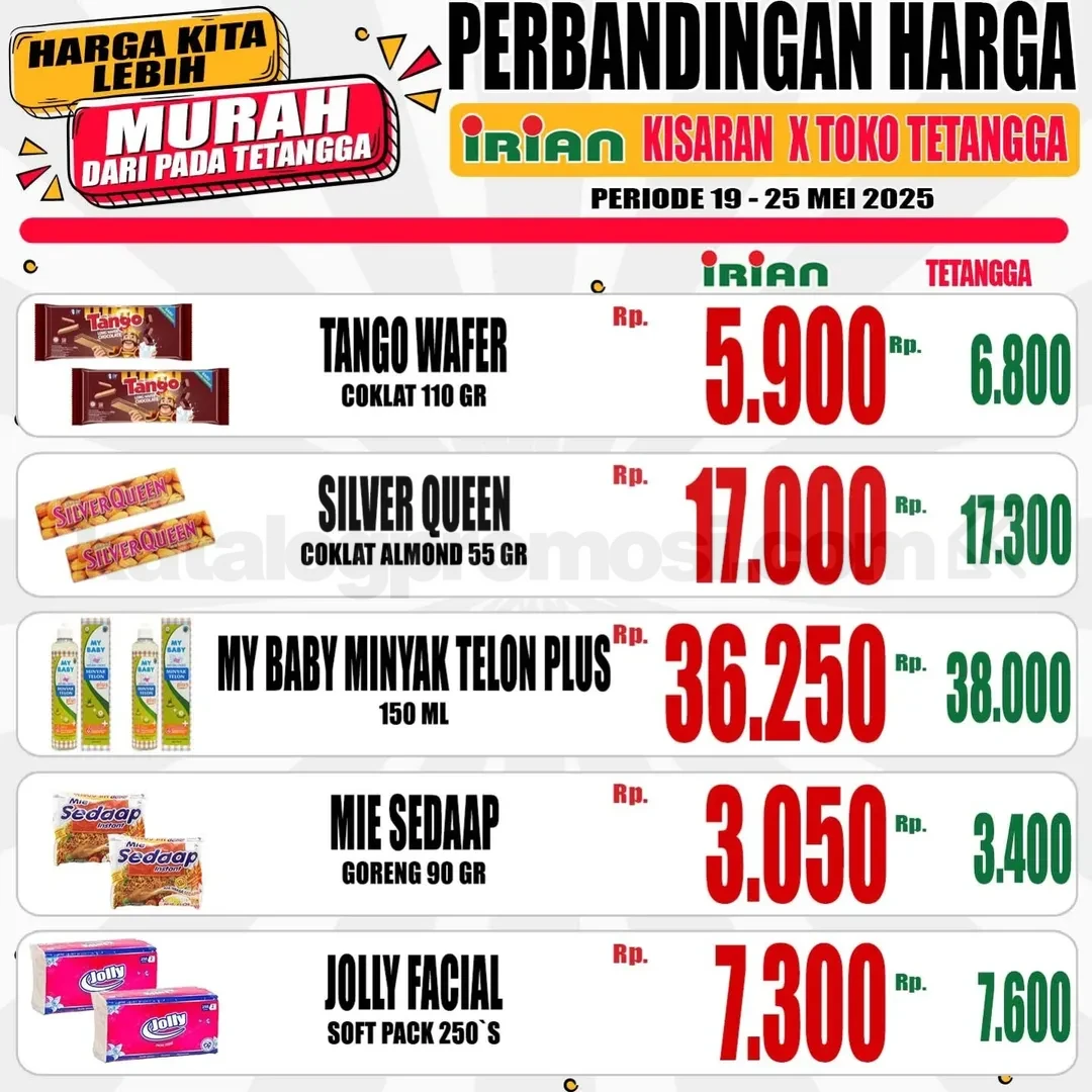 Irian Supermarket & Dept. Store Promo Hot Sale Mingguan 19-25 MEI 2025 Irian Supermarket & Dept. Store Promo Hot Sale Mingguan 19-25 MEI 2025 18