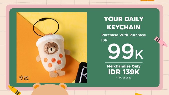 Promo KOI The Back to School Keychain Rp99.000 1