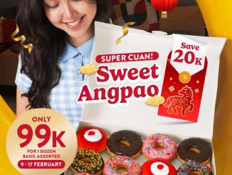 Promo Krispy Kreme Sweet Angpao Diskon Rp. 20.000 1 Dozen Basic Assorted