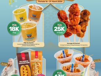 Promo Lawson Lebaran Snack dan Minuman mulai Rp. 18.000 dengan milk tea, karaage, snacktray dan bundling deli