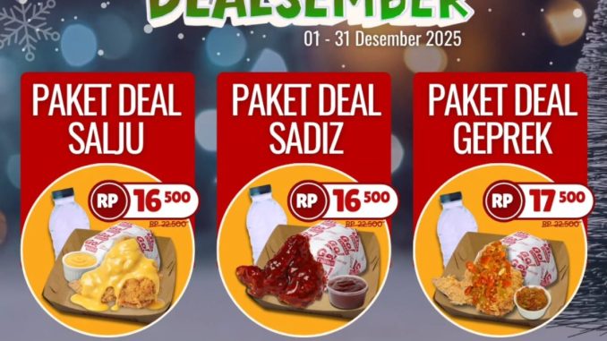 Promo Lets Go Chicken Dealsember mulai Rp. 16.500 1