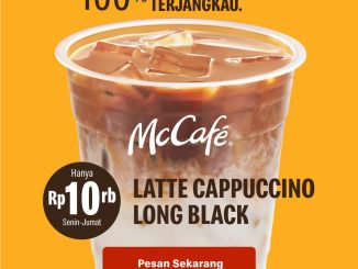 Promo McDonald’s McCafé kopi Arabika 10 ribuan Senin–Jumat mulai 5 September 2025 di Mekdi Bandung & Surabaya