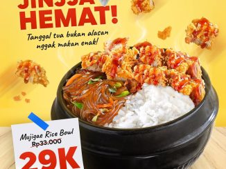 Promo Mujigae Rice Bowl Harga Spesial Rp. 29.000 nikmati makan enak hemat di outlet tertentu