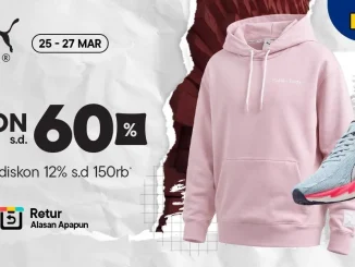 Promo Puma Payday Sale diskon hingga 60% ekstra 12% di Blibli