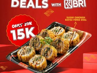 Promo Shigeru BRI Year End Deals Sushi Chicken Katsu Fried Roll Rp. 15.000 30 – 31 Desember 2025