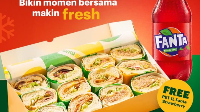 Promo Subway SUB BITES mulai Rp. 229.000 plus Free 1L Fanta