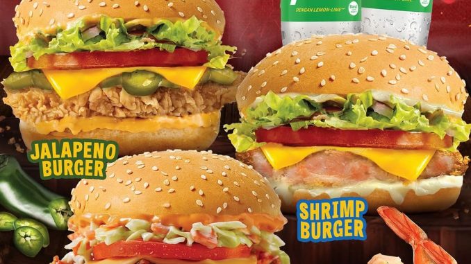 Promo Texas Chicken Burger Fest Shrimp Burger dan Jalapeno Burger tersedia di seluruh outlet Texas Chicken