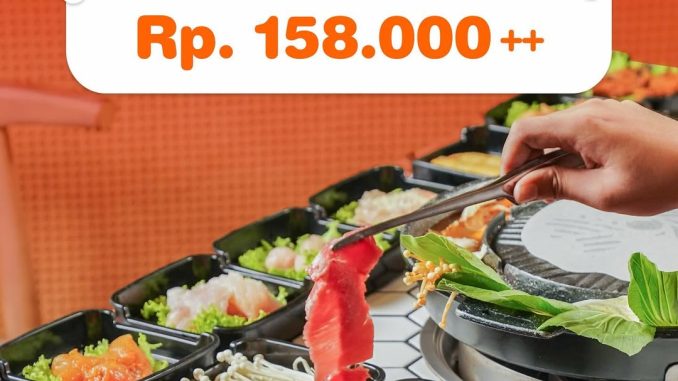 Promo The Social Pot Happy Hour All You Can Eat Rp.158.000++ Senin–Jumat, minimal 2 pax, durasi 60 menit, khusus dine-in