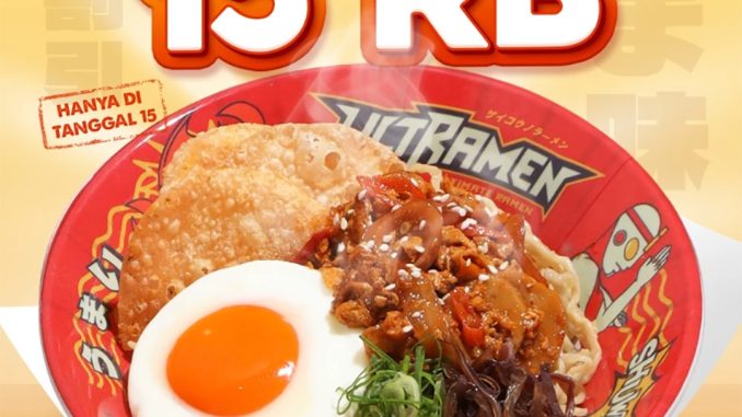 Promo Ultramen TBL Ramen Rp15.000, 15 Mei 2025, khusus pemegang kartu BRI