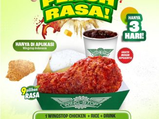 Promo WINGSTOP Paket Ayam Lengkap Rp. 20.909 periode 19 – 21 Januari 2026 via aplikasi Wingstop Indonesia
